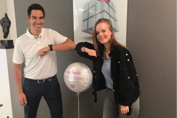 Dennis en Charlotte bij Badstof Online